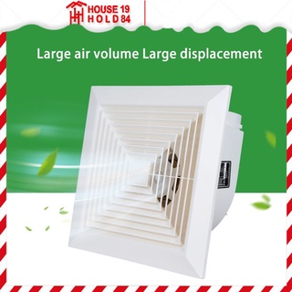 Household Exhaust Ceiling Fan Duct Ventilation Fan 6/8/10 inch PVC Mounted Low Noise Ventilator Fan