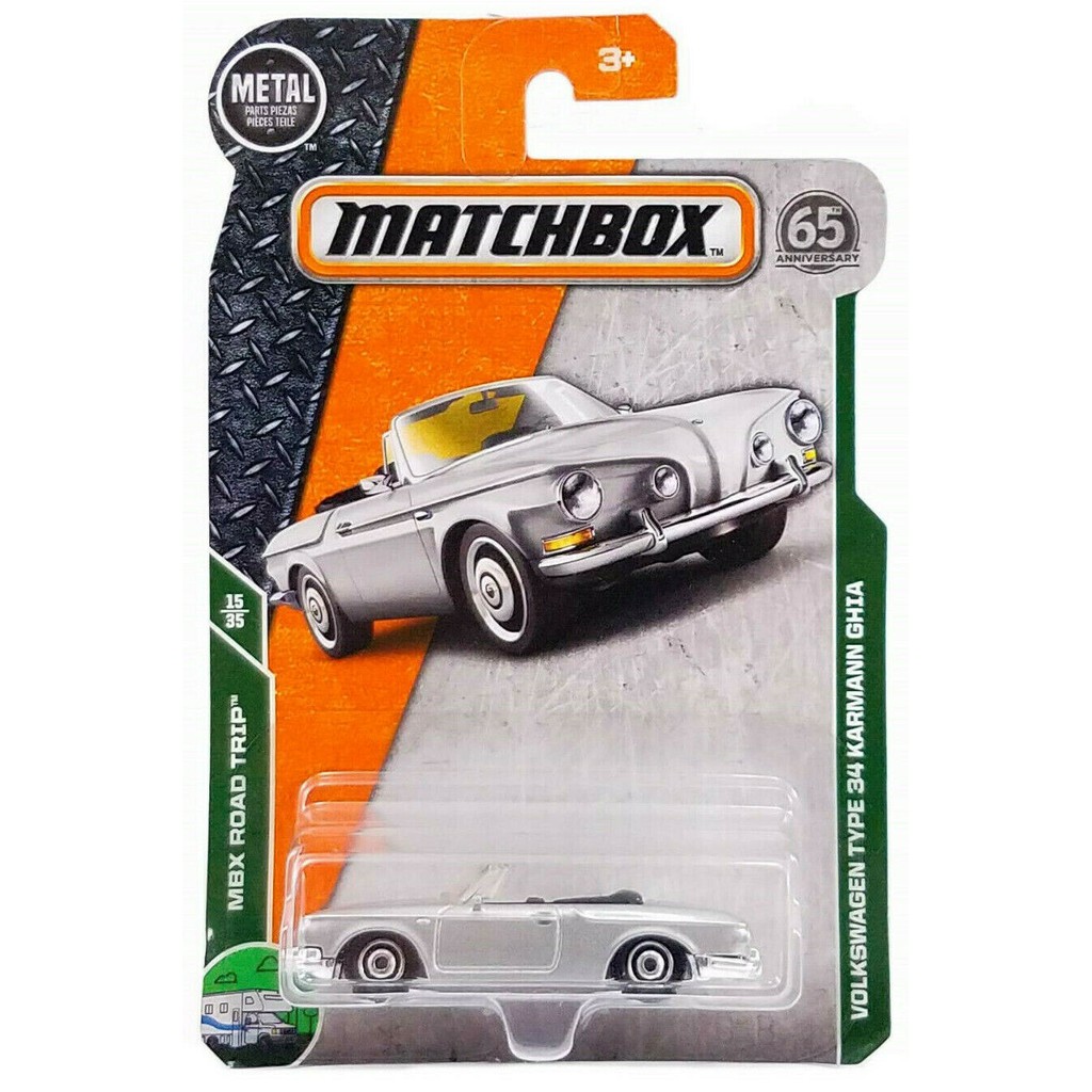 matchbox volkswagen karmann ghia type 34