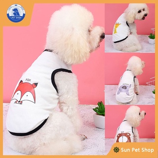 Summer Clothes Thin Section Breathable Cat Bichon Chihuahua Hiromi Small Pet Dog Vestdog's Clothes Puppy Clothes Cat Clothes Cat Shirt Cat and Dog Accessories
