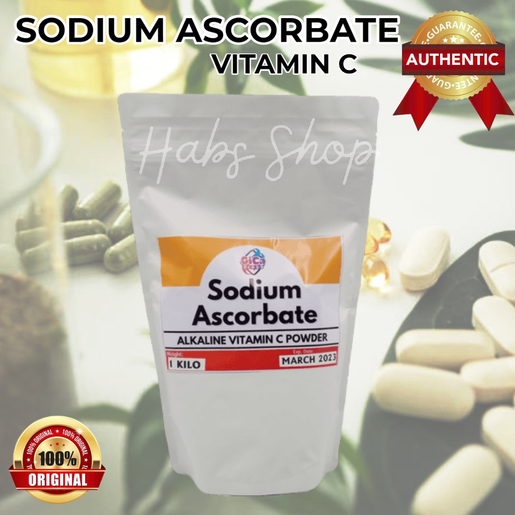 Sodium Ascorbate, Pure Powder, USP Grade 1 kilo (BULK ORDER) Shopee