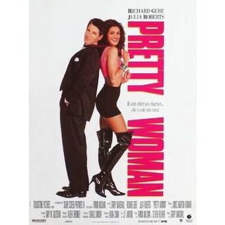 Pop Culture Graphics Pretty Woman canvas painting poster French bedroom Richard Gere Julia Roberts Ralph Bellamy gift #1
