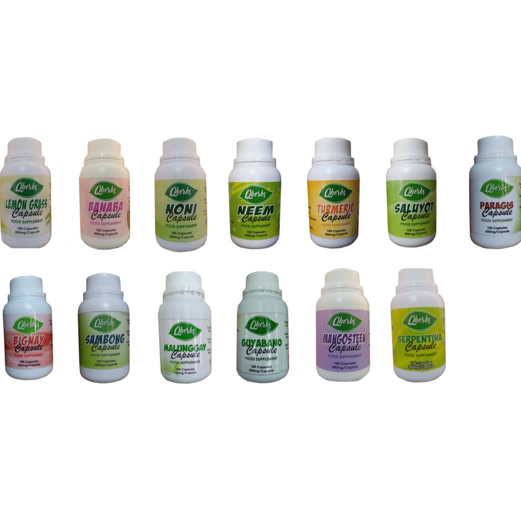 Herbal Capsules 100pcs Shopee Philippines