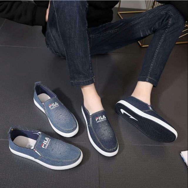 fila shoes with jeans