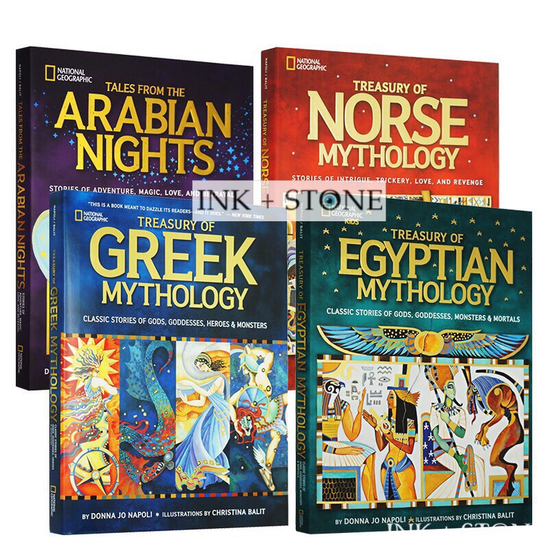 National Geographic Greek Mythology , Norse Mythology , Egyptian
