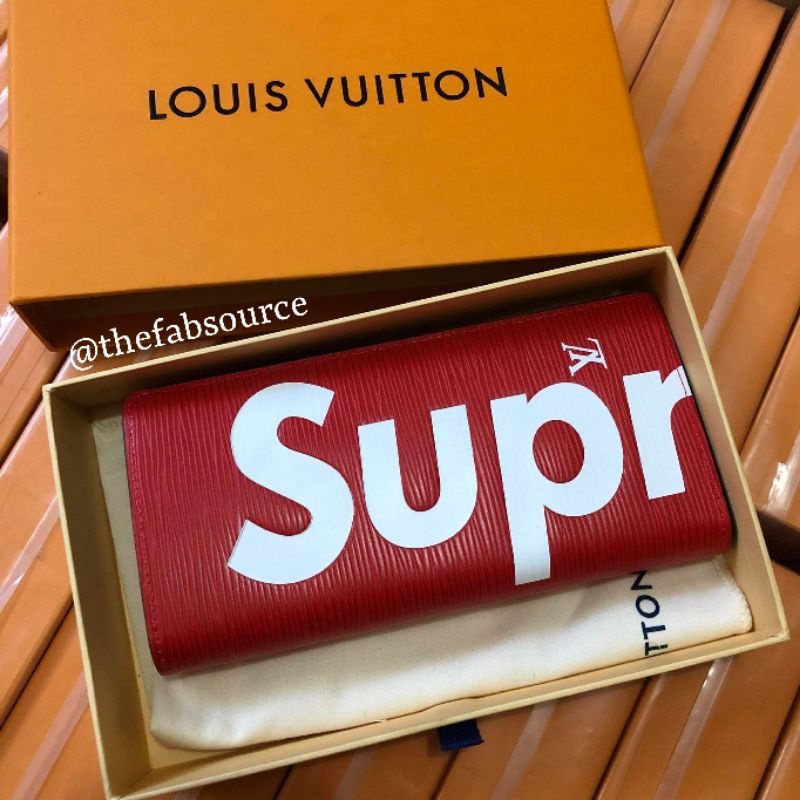 TheFabSource Store Entry LV Suprem* Brazza Wallet Epi Leather Red [A]