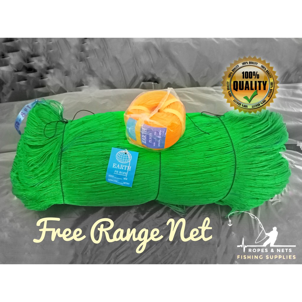 FREE RANGE NET 1.50 X 9FT X 100 METERS COD is available Shopee Philippines