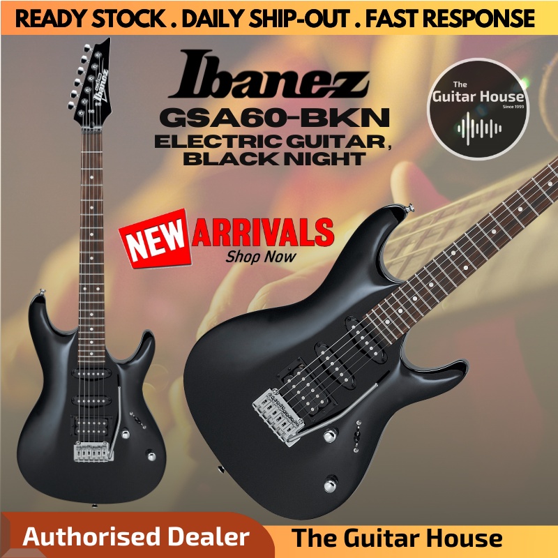 Ibanez GSA60 GIO Series Electric Guitar Black Night (GSA60BKN) Shopee Philippines