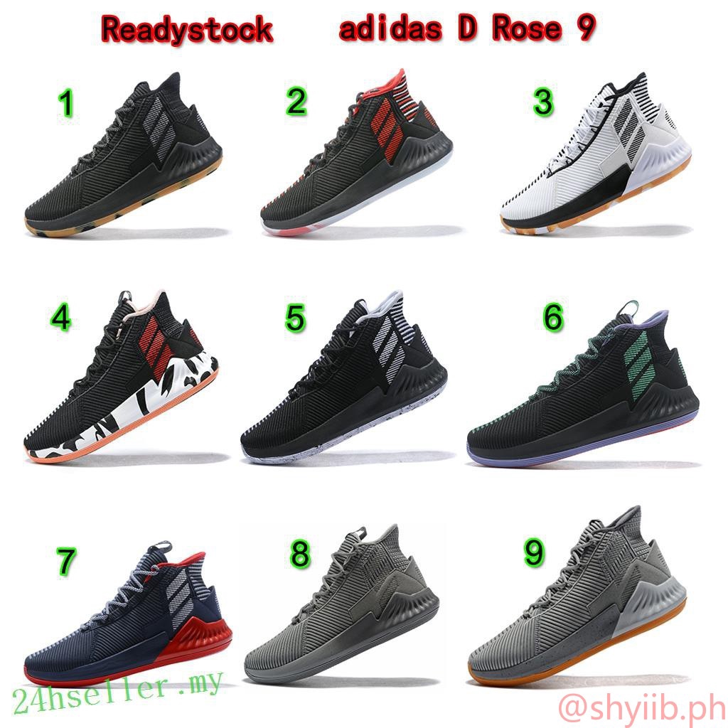 9colors】2019 new D Rose 9 Original Basketball shoes for Men size 40-46 boys | Philippines