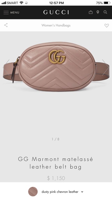 gucci belt bag shopee