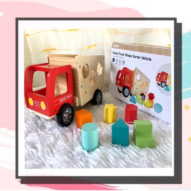 Dump Truck Shape Sorter Vehicle Shopee Philippines