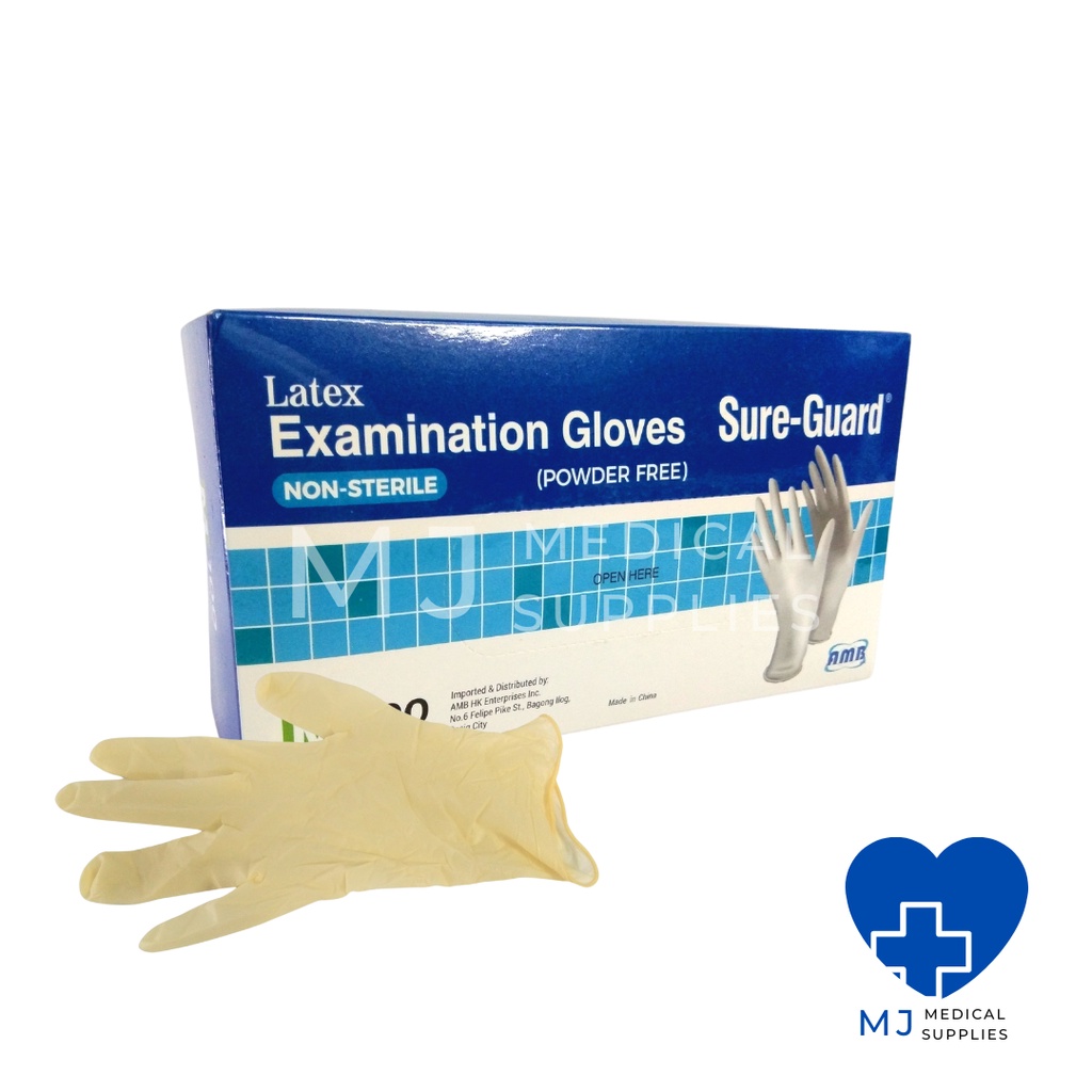SureGuard Latex Examination Gloves Shopee Philippines