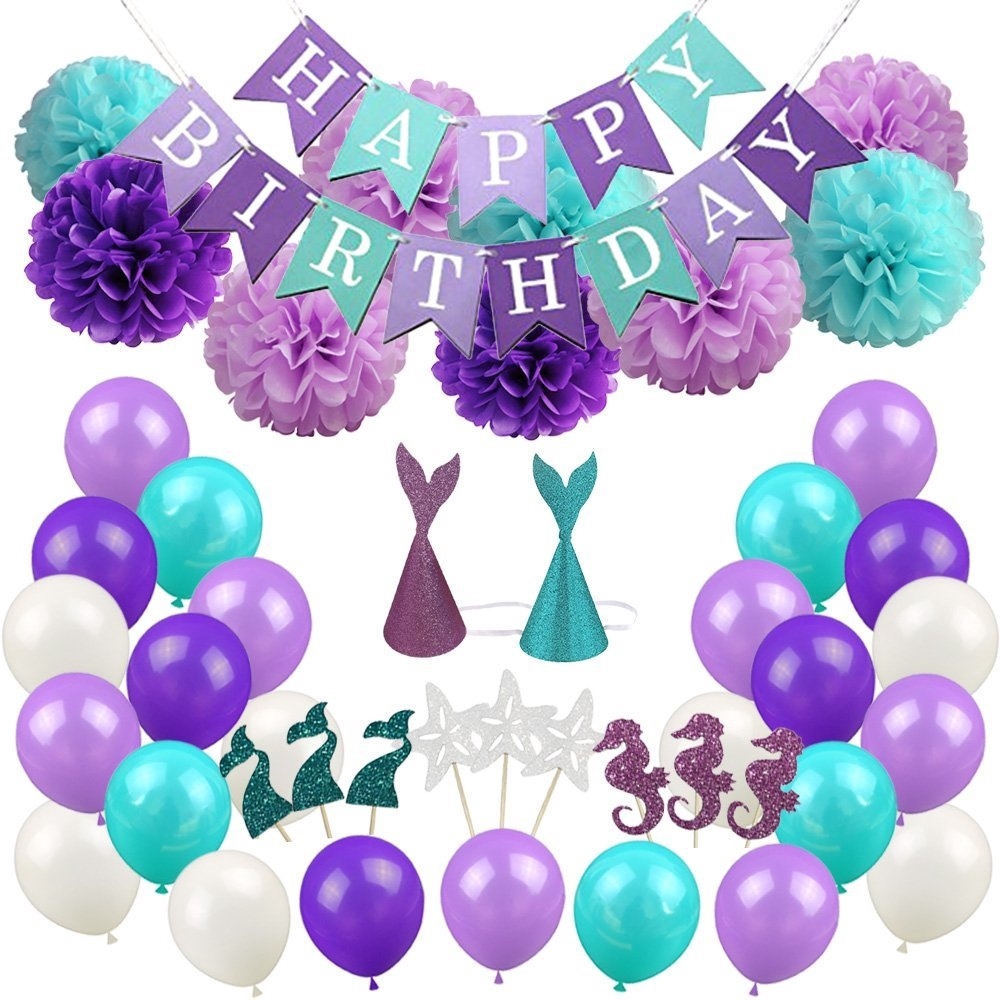 Mermaid Party Supplies Party Decorations Shopee Philippines