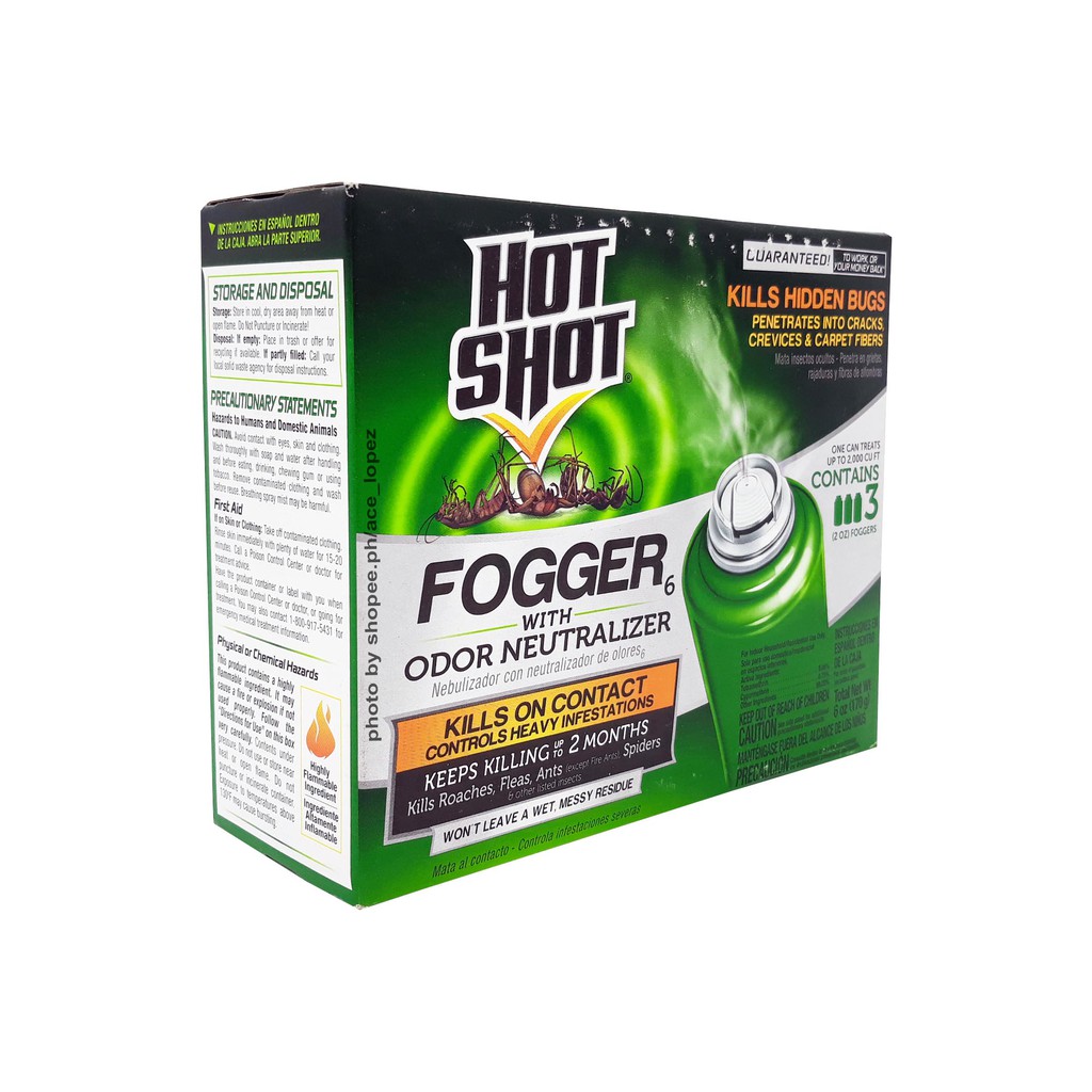 Hot Shot Fogger with Odor Neutralizer | Shopee Philippines