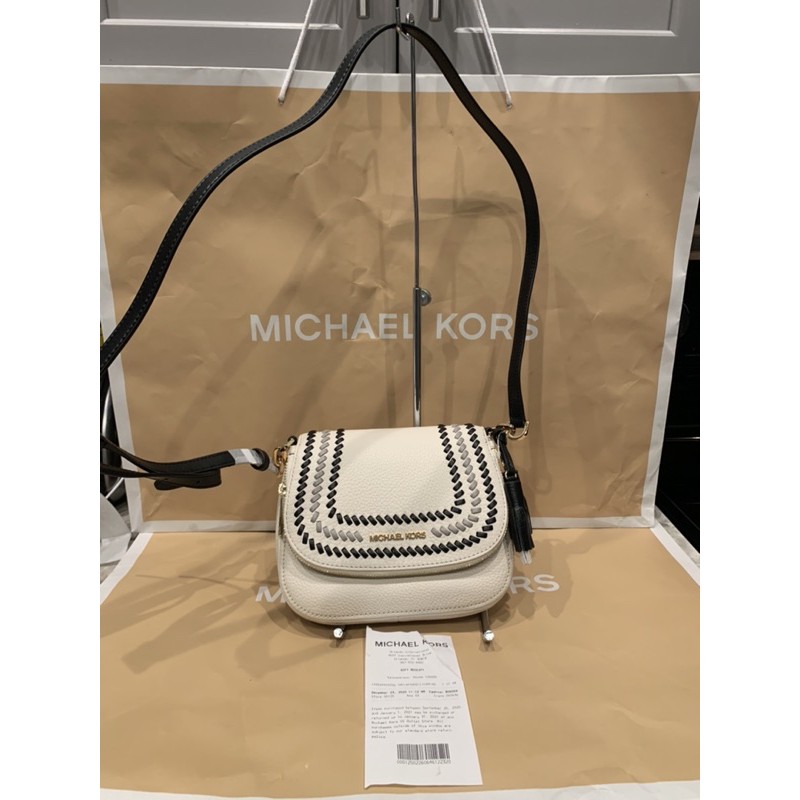 Michael Kors Bedford Small Flap Crossbody Pebbled Leather Bag Tassel with  receipt | Shopee Philippines