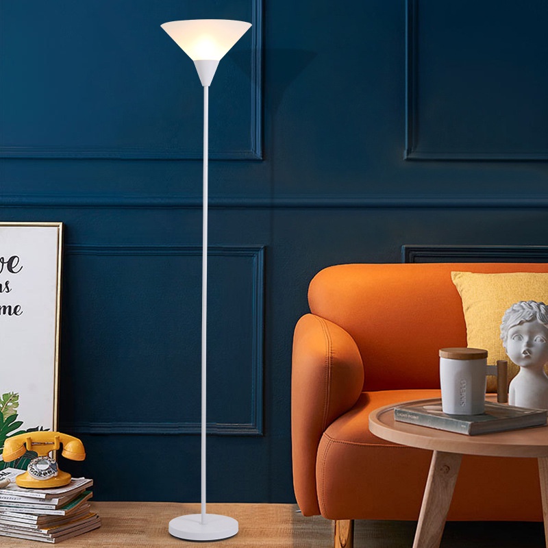 Modern Simplistic LED Floor Lamp Shade Stand For Living Room Bedroom