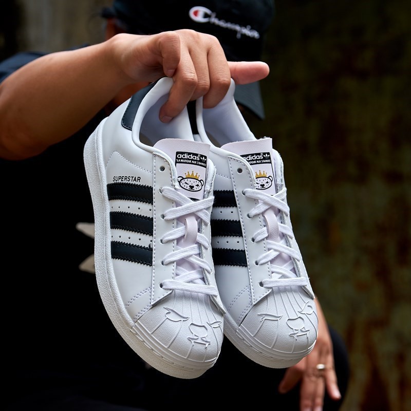 100% Original Adidas Superstar Nigo Bear Women Sneaker Shoes | Shopee  Philippines