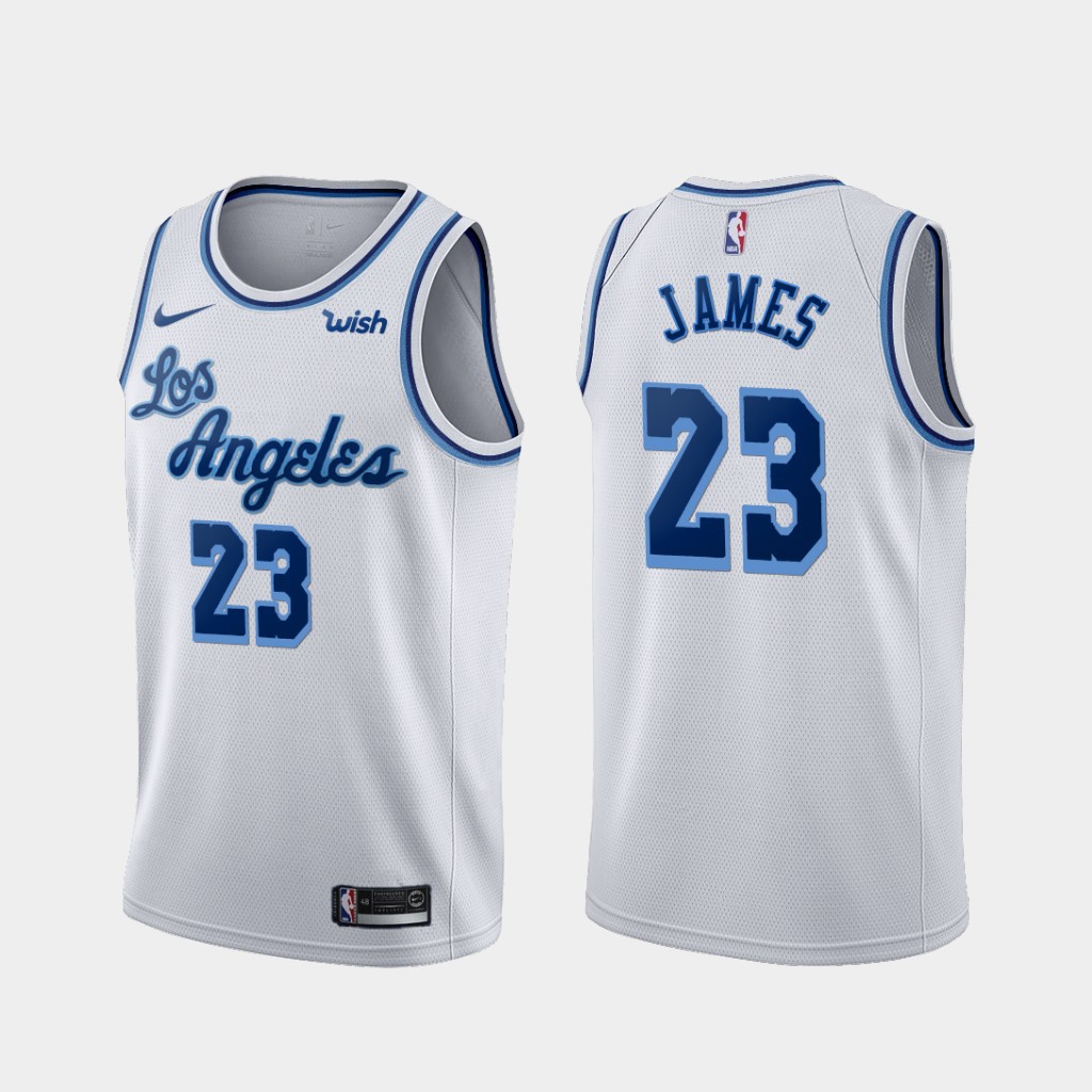 lebron james jersey white lakers