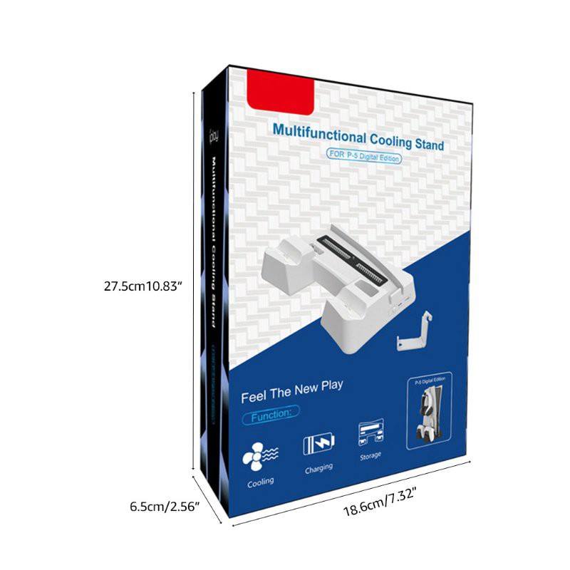 NAMA Vertical Stand with Cooling Fan Controller Charging