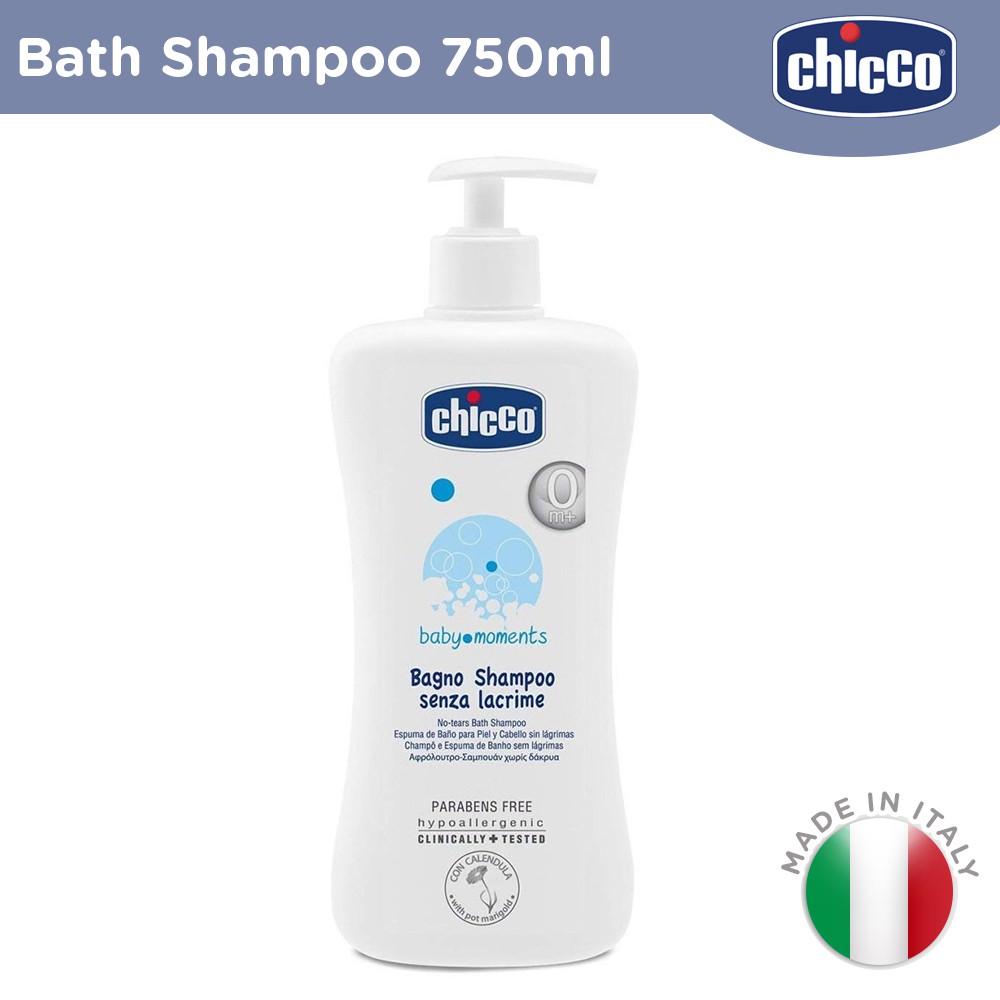 Chicco Baby Moments No Tears Bath Shampoo 750ml Shopee Philippines