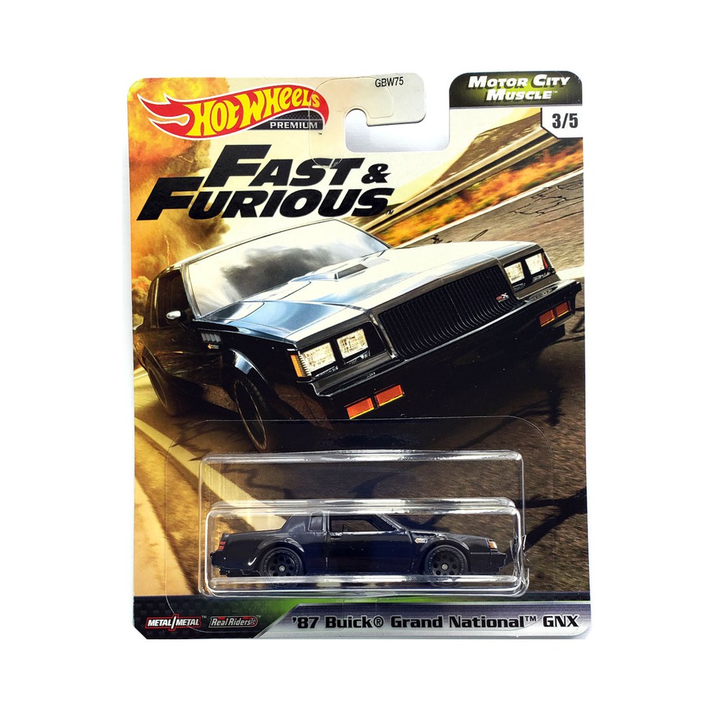 Hot Wheels Fast Furious Motor City Muscle 87 Buick Grand National Gnx 3 5 Shopee Philippines