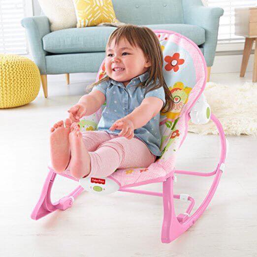 fisher price pink bunny infant to toddler rocker