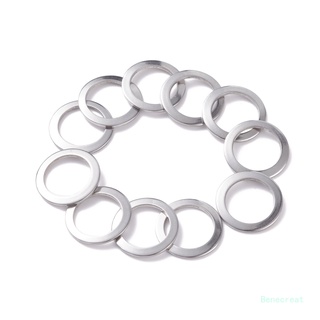 5pcs Polished Welded 304 Stainless Steel Round O-ring 15mm 20mm 25mm 30mm 35mm 