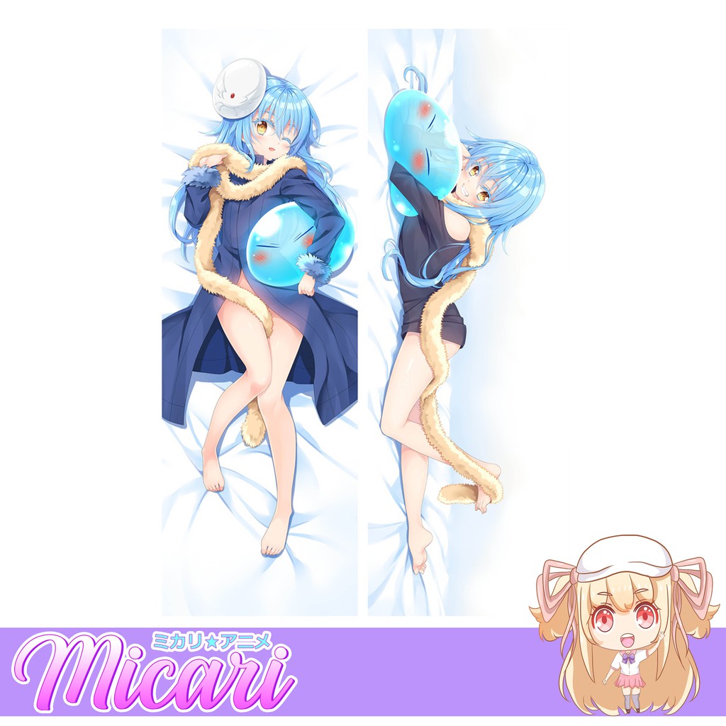 Micari Tensei Shitara Slime Anime Dakimakura Life Size Mini Half Dakimakura Pillow Case Body Pillow Shopee Philippines