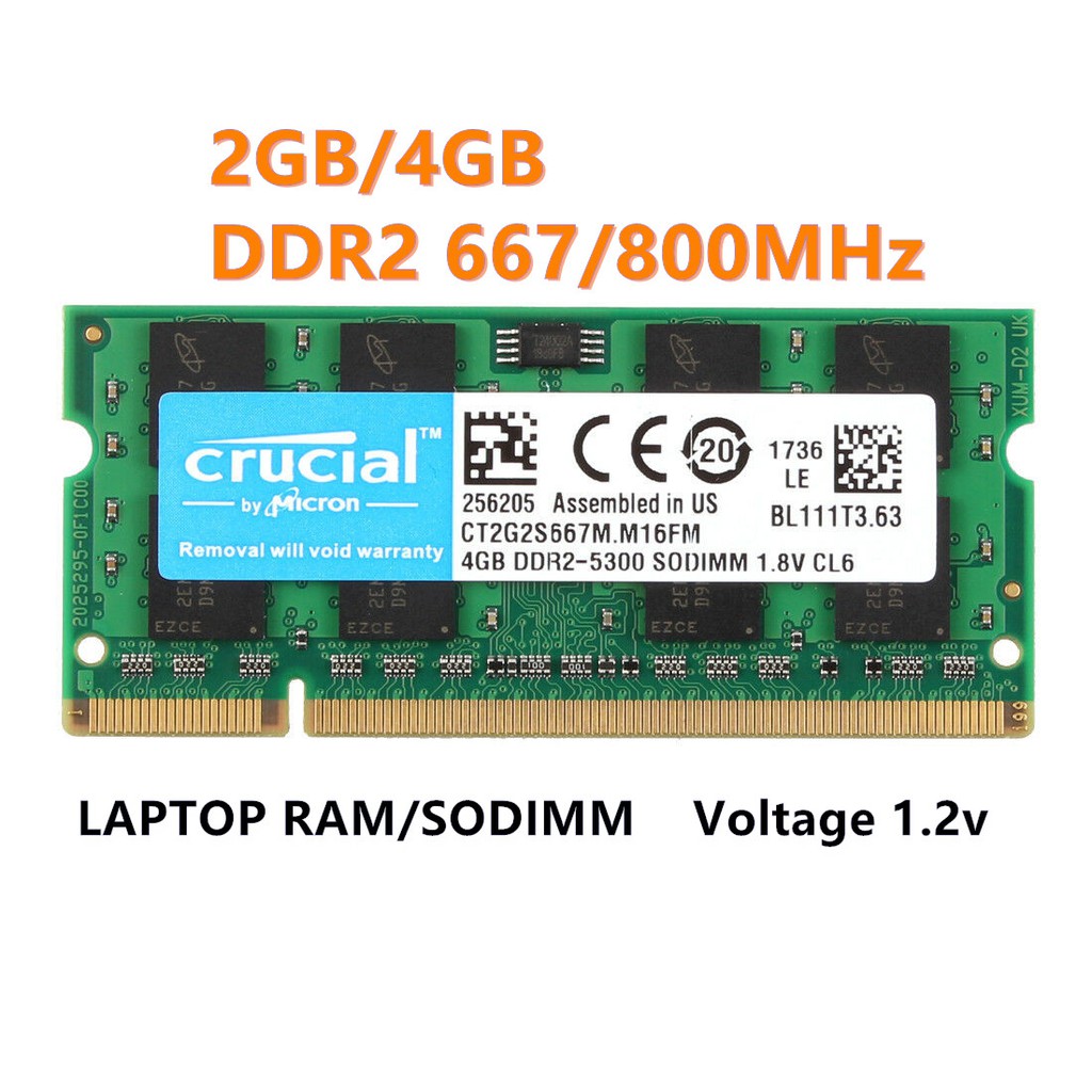 PC2-6400 PC2-6400S 1.8V CL6 200Pin Kuesuny 4GB KIT2X2GB DDR2 800Mhz SODIMM RAM 