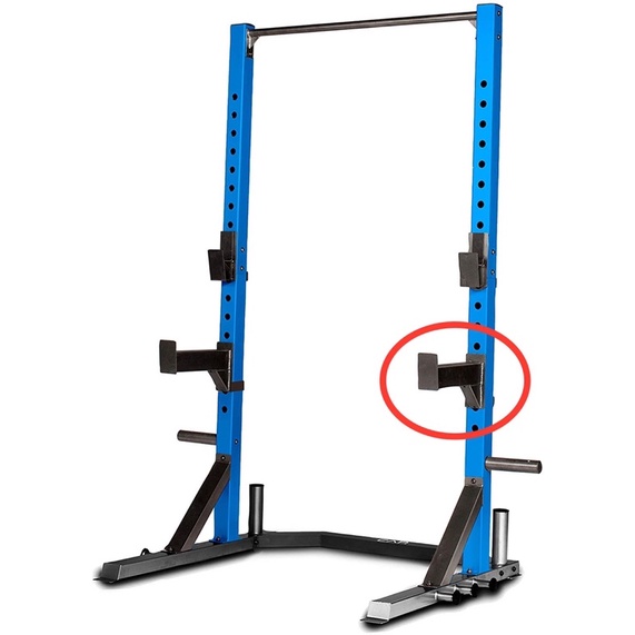 Barbell Safety Catches / Spotter Arms for 2x2 or 3x3 Power Racks