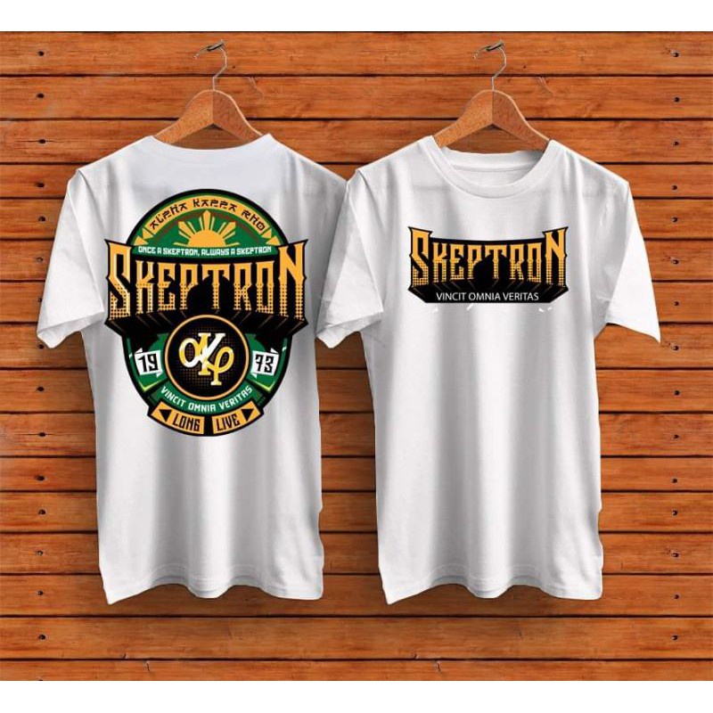 tshirt for men◆H.AKRHO SKEPTRON GREEN (white shirt) T-shirt for men/T-shirt for women #2