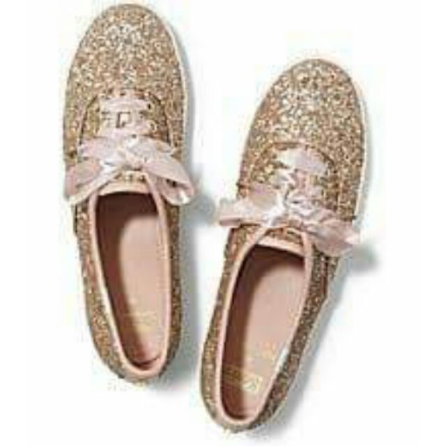 kate spade rose gold keds