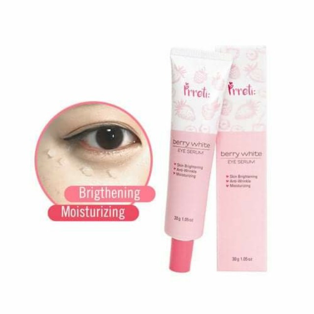 prreti berry white eye serum