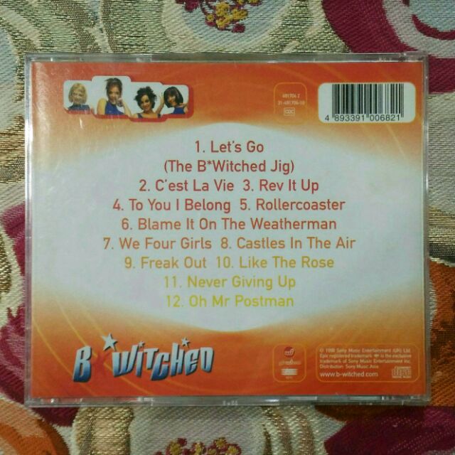 B Witched Self Titled Cd Album 1998 Uk Shopee Philippines