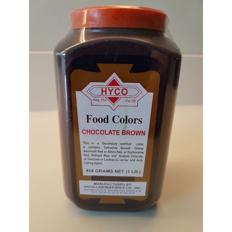 Hyco Food Coloring (Chocolate Brown) Shopee Philippines