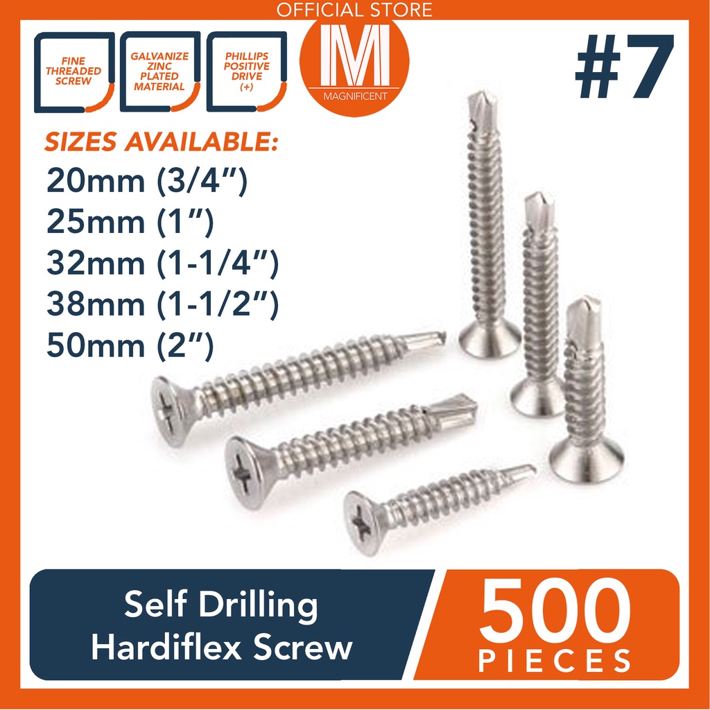 500pcs Self Drilling Hardiflex Screw Window Screw for Ficem Fiber ...