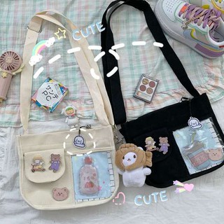 Korean Canvas Bag (Design No.92) shoulder Crossbody tote bag Katsa Sling bag Casual bag #10