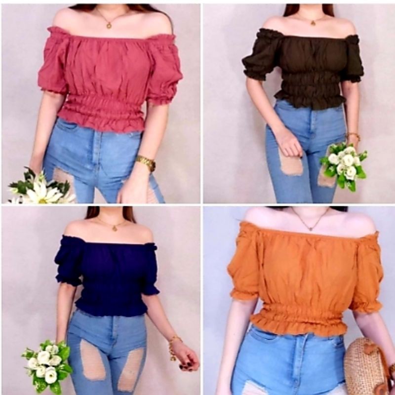 CAMIL trendy two way top | Shopee Philippines