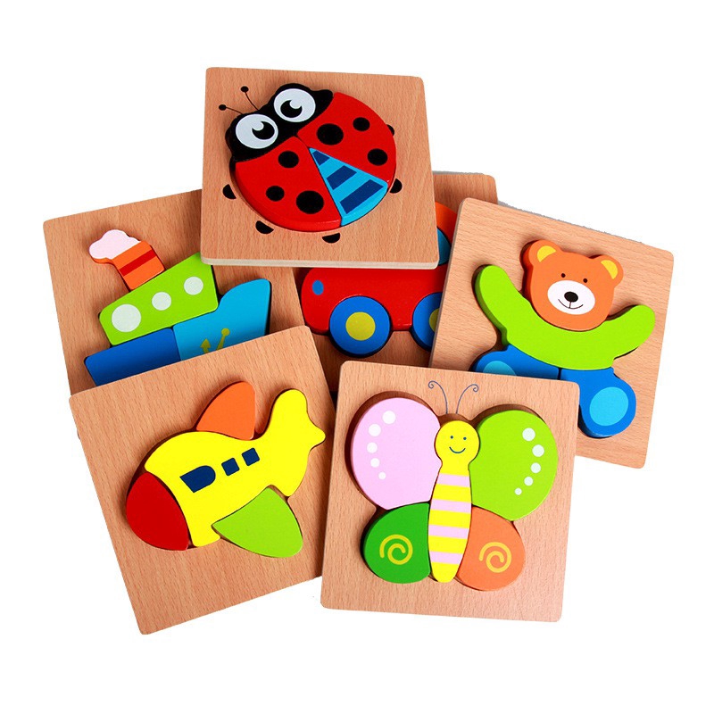 montessori wooden puzzles