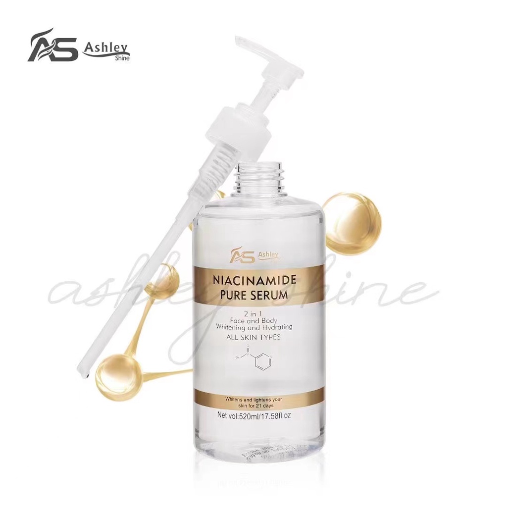 Ashley Shine NIACINAMIDE Pure Serum Face and Body Moisturizes Whitening