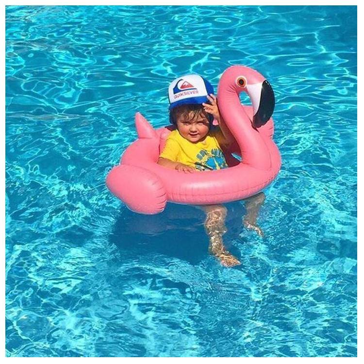 baby flamingo pool float