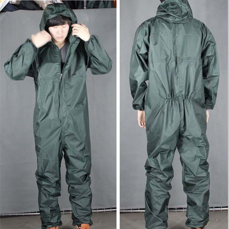 one piece raincoat