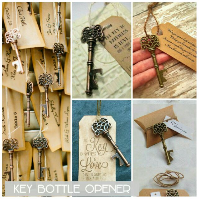 wedding favour keys