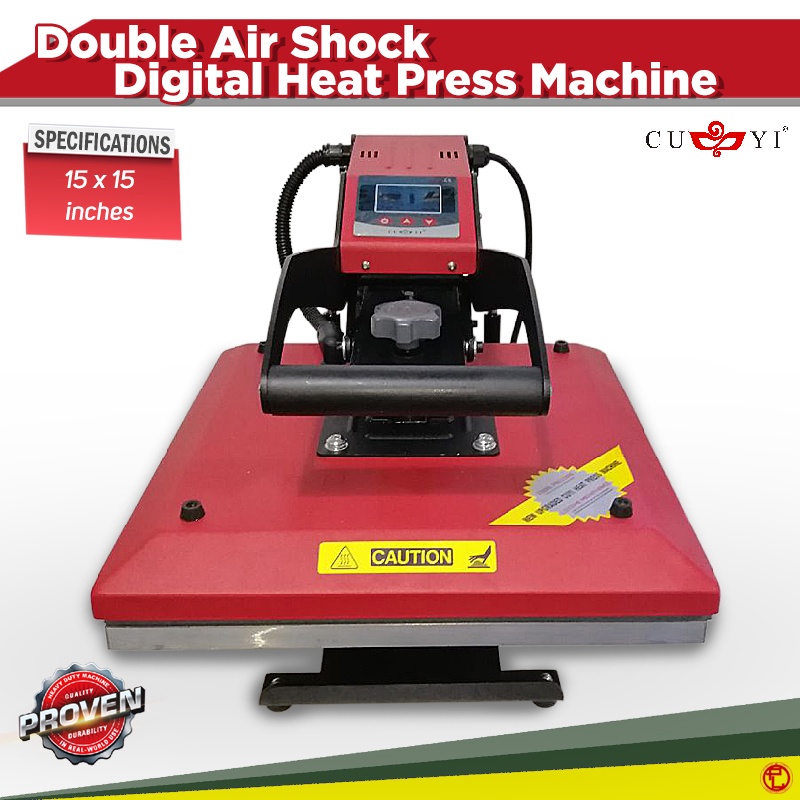 CUYI Digital New Model Heat Press A4 Size Heavy Duty Machine (Upgraded