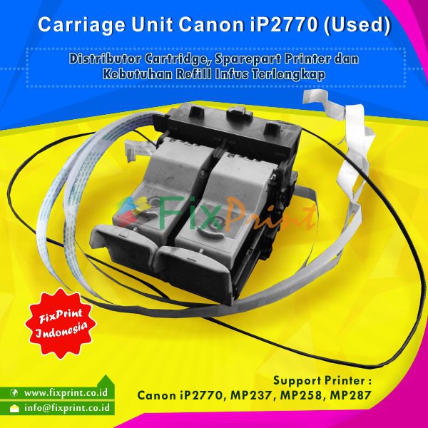 1pc Housing Cartridge and Carriage Unit Parts Black for Canon IP2770