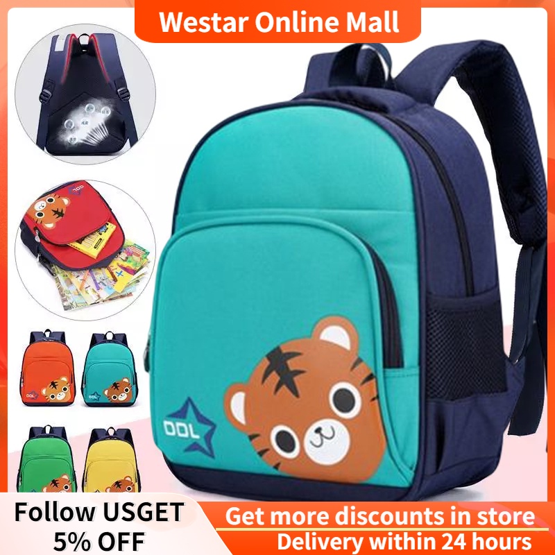 Bag for Kids Boy Cartoon School Backpack Kindergarten Primary School