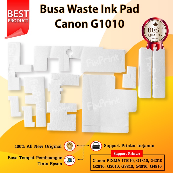White Foam Waste Ink Pad Set for Canon Printer Shopee Philippines