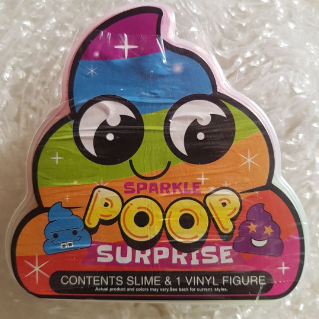 glitter poop slime