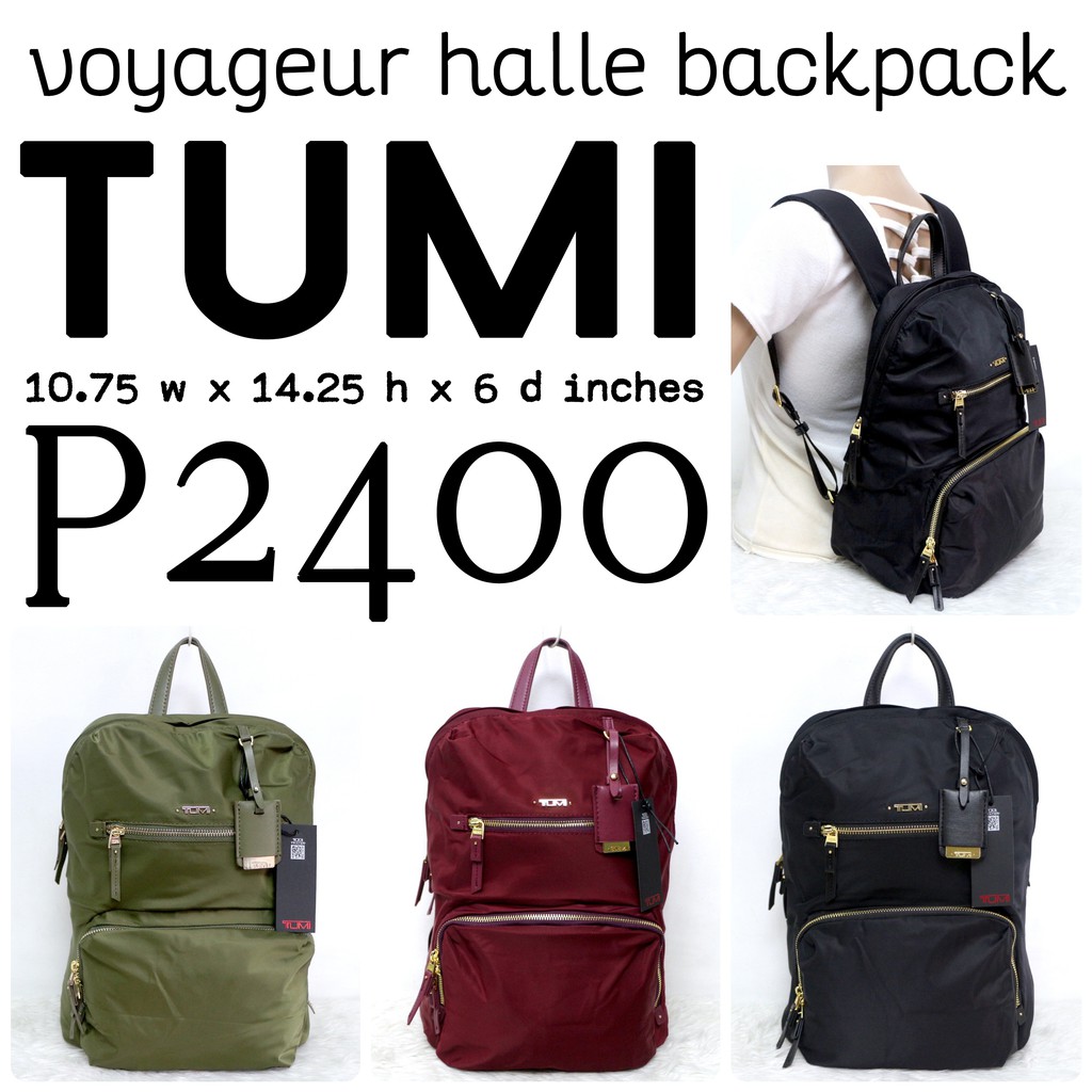 tumi women's voyageur halle backpack