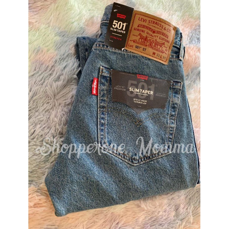 levi's 501 slim taper