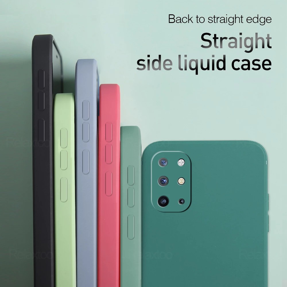 square Liquid Silicone case OPPO A16 A16S A74 A95 F19 F19S A54S Realme ...